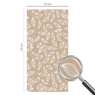 Samolepicí protisluneční fólie na okna Listy přírody