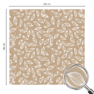 Samolepicí protisluneční fólie na okna Listy přírody