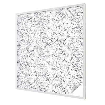 Zatmavovací fólie na okna Květinový motiv