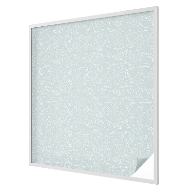 Samolepicí fólie na okna vitráž Dubové listy