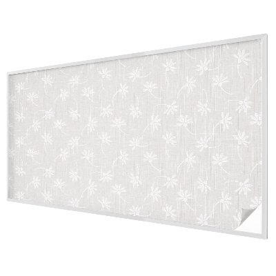 Dekorativní mléčná fólie na sklo Květinové vzory