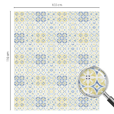 Dekorativní mléčná fólie na sklo Klasické dlaždice