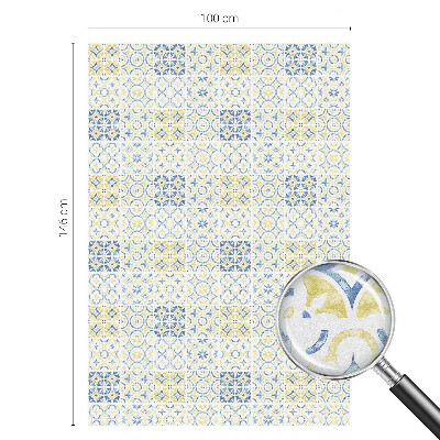 Dekorativní mléčná fólie na sklo Klasické dlaždice