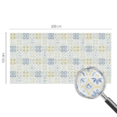 Dekorativní mléčná fólie na sklo Klasické dlaždice