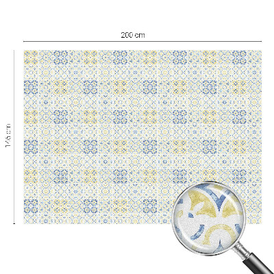 Dekorativní mléčná fólie na sklo Klasické dlaždice