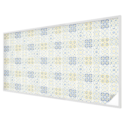 Dekorativní mléčná fólie na sklo Klasické dlaždice