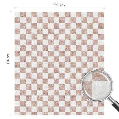 Zatmavovací fólie na okna Klasická šachovnice