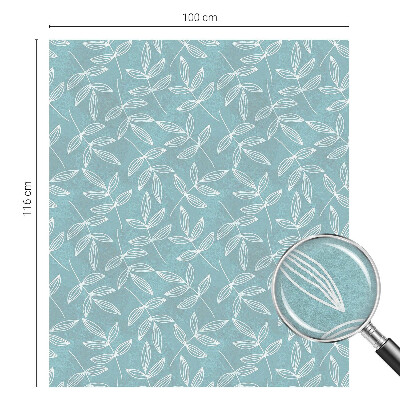 Samolepicí fólie na okna vitráž Listnatá elegance