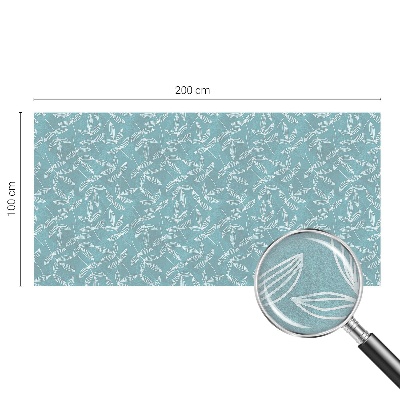 Samolepicí fólie na okna vitráž Listnatá elegance