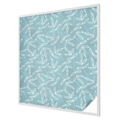 Samolepicí fólie na okna vitráž Listnatá elegance