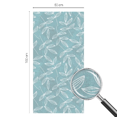 Samolepicí fólie na okna vitráž Listnatá elegance