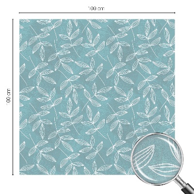 Samolepicí fólie na okna vitráž Listnatá elegance