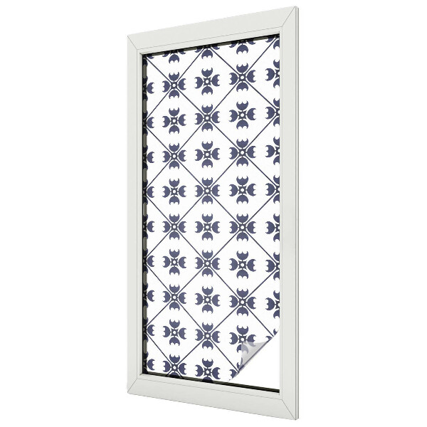 Samolepicí protisluneční fólie na okna Rostlinný motiv