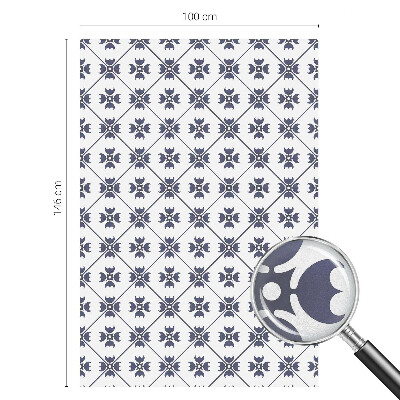 Samolepicí protisluneční fólie na okna Rostlinný motiv