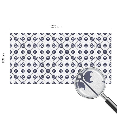 Samolepicí protisluneční fólie na okna Rostlinný motiv