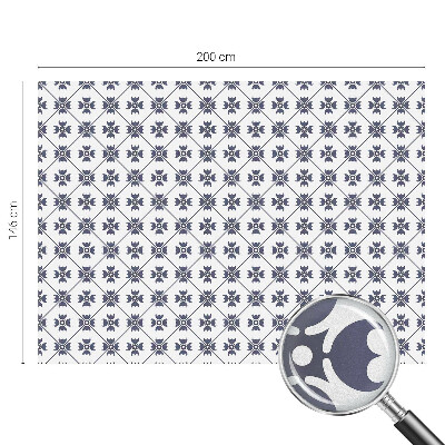 Samolepicí protisluneční fólie na okna Rostlinný motiv