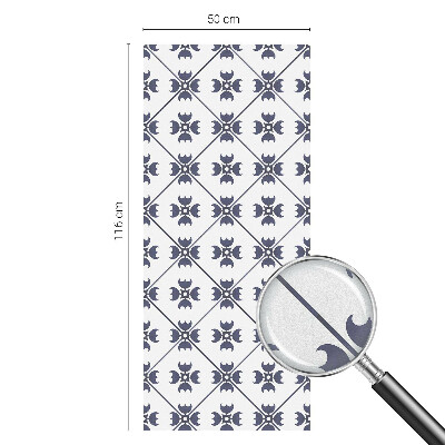 Samolepicí protisluneční fólie na okna Rostlinný motiv