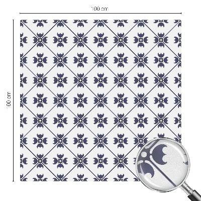 Samolepicí protisluneční fólie na okna Rostlinný motiv