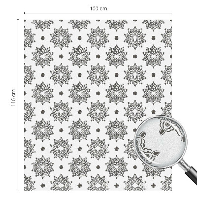 Zatmavovací fólie na okna Klasické rozety