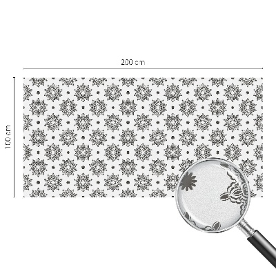 Zatmavovací fólie na okna Klasické rozety