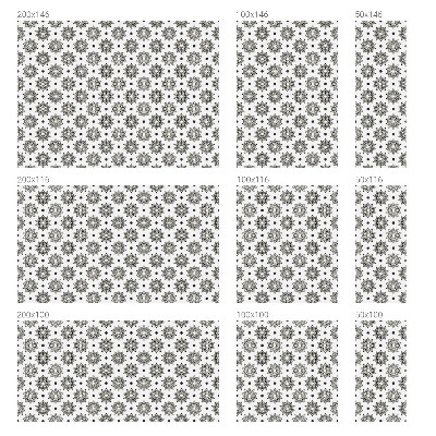 Zatmavovací fólie na okna Klasické rozety