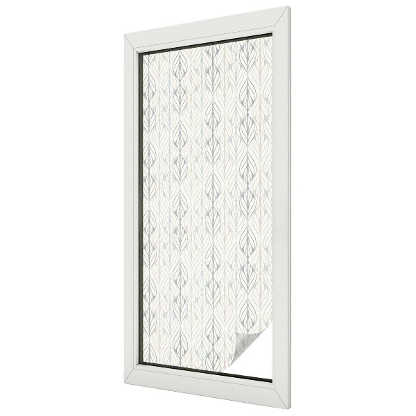 Zatmavovací fólie na okna Listový vzor