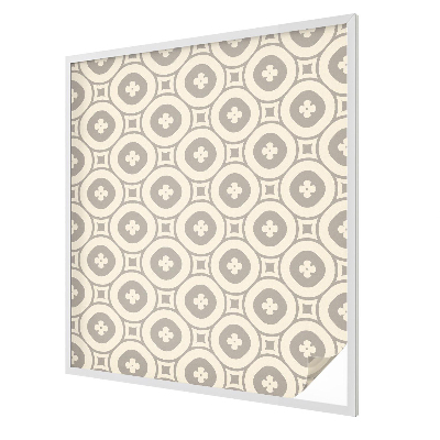 Dekorativní mléčná fólie na sklo Geometrické vzory