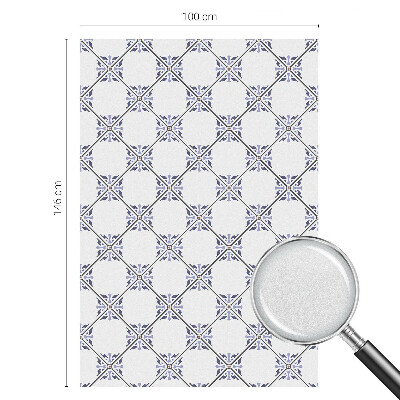 Samolepicí protisluneční fólie na okna Geometrické dlaždice