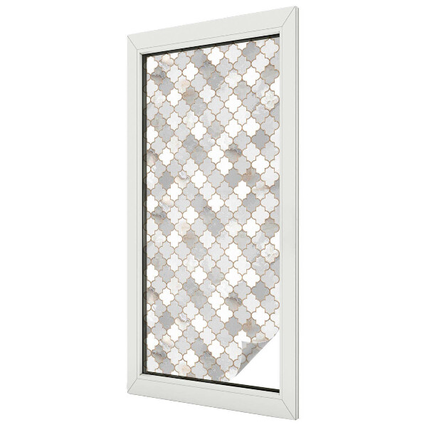 Zatmavovací fólie na okna Geometrická mozaika