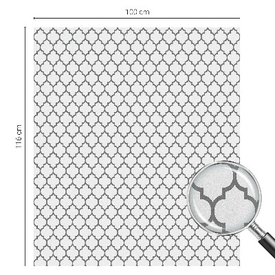 Samolepicí protisluneční fólie na okna Geometrický vzor