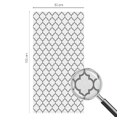Samolepicí protisluneční fólie na okna Geometrický vzor