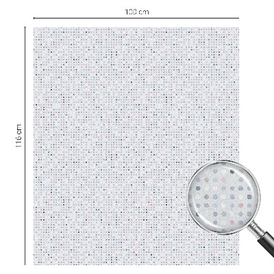 Samolepicí fólie na okna vitráž Pastelové tečky