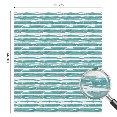 Samolepicí fólie na okna vitráž Zelené pruhy