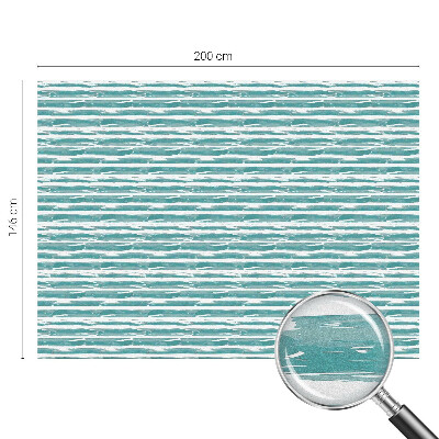 Samolepicí fólie na okna vitráž Zelené pruhy