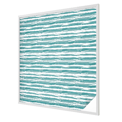 Samolepicí fólie na okna vitráž Zelené pruhy