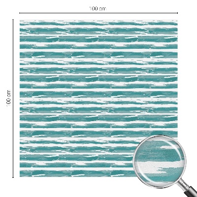 Samolepicí fólie na okna vitráž Zelené pruhy