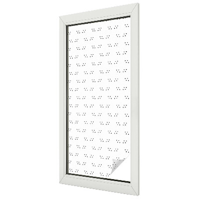 Zatmavovací fólie na okna Tečkový vzor