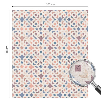 Dekorativní mléčná fólie na sklo Barevné vzory