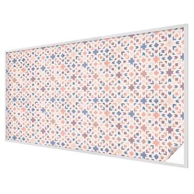 Dekorativní mléčná fólie na sklo Barevné vzory