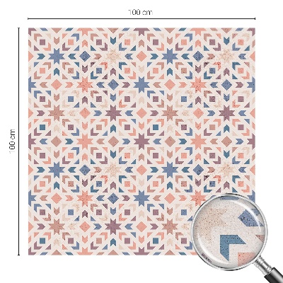 Dekorativní mléčná fólie na sklo Barevné vzory