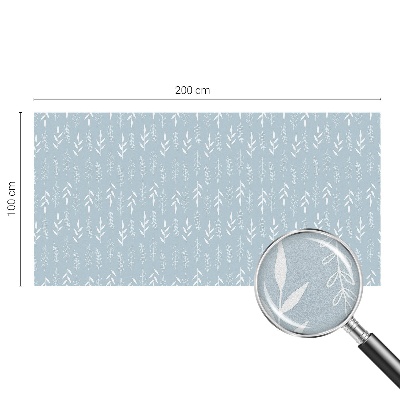 Samolepicí protisluneční fólie na okna Rostlinný vzor