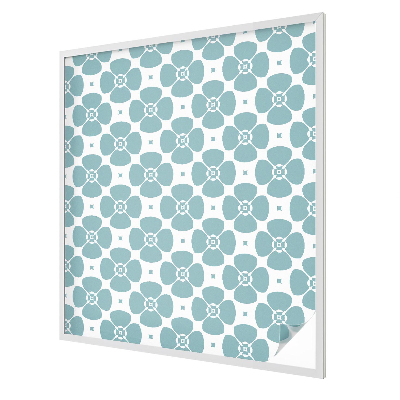 Samolepicí fólie na okna vitráž Květinová symetrie