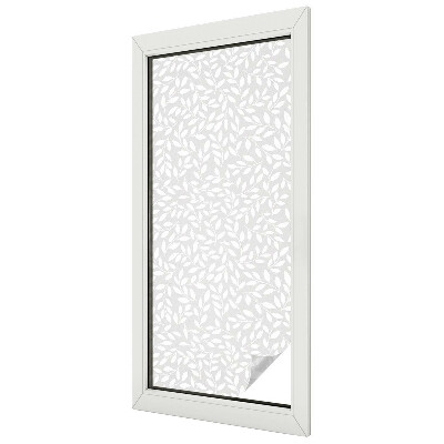 Zatmavovací fólie na okna Listový vzor