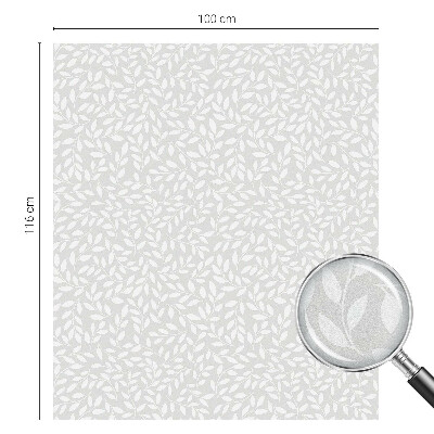 Zatmavovací fólie na okna Listový vzor