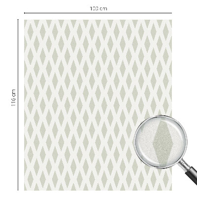 Samolepicí fólie na okna vitráž Diamantový vzor