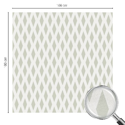 Samolepicí fólie na okna vitráž Diamantový vzor