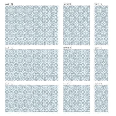 Samolepicí fólie na okna vitráž Modré ozdoby