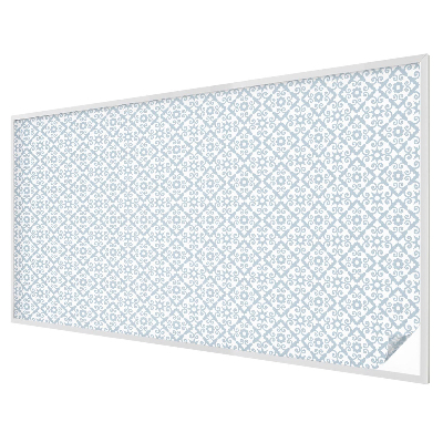 Samolepicí fólie na okna vitráž Modré ozdoby