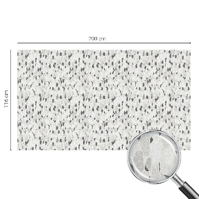 Dekorativní mléčná fólie na sklo Jemná elegance