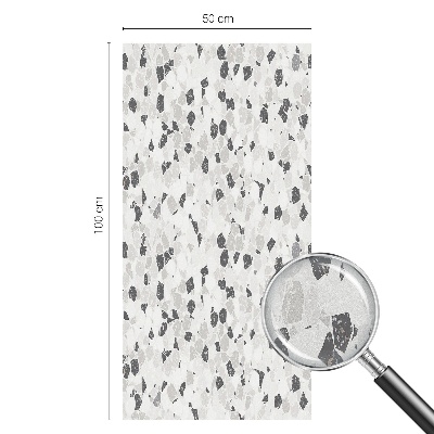 Dekorativní mléčná fólie na sklo Jemná elegance